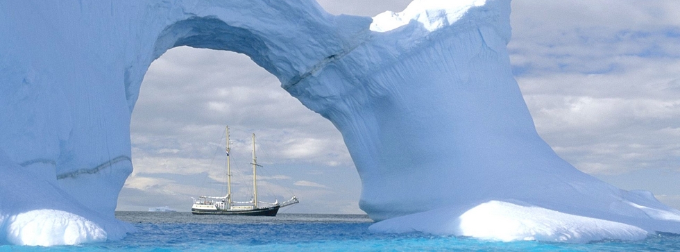 glacier, ship, antarctica, ocean 137041